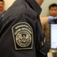 An Immigration and Customs Enforcement officer at a detention facility in Pheonix, Arizona in April 2010.